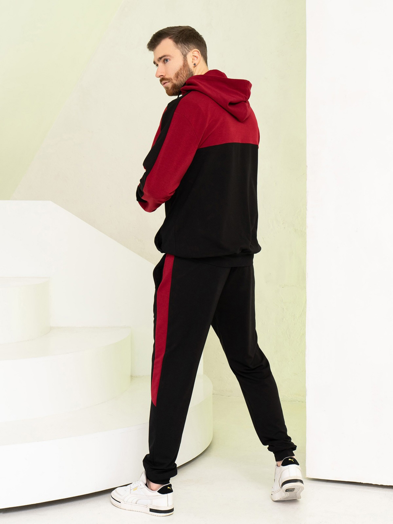 Спортивный костюм ISSA Plus модель GN-525_black Фото