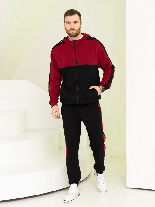 Спортивный костюм ISSA Plus модель GN-525_black Фото