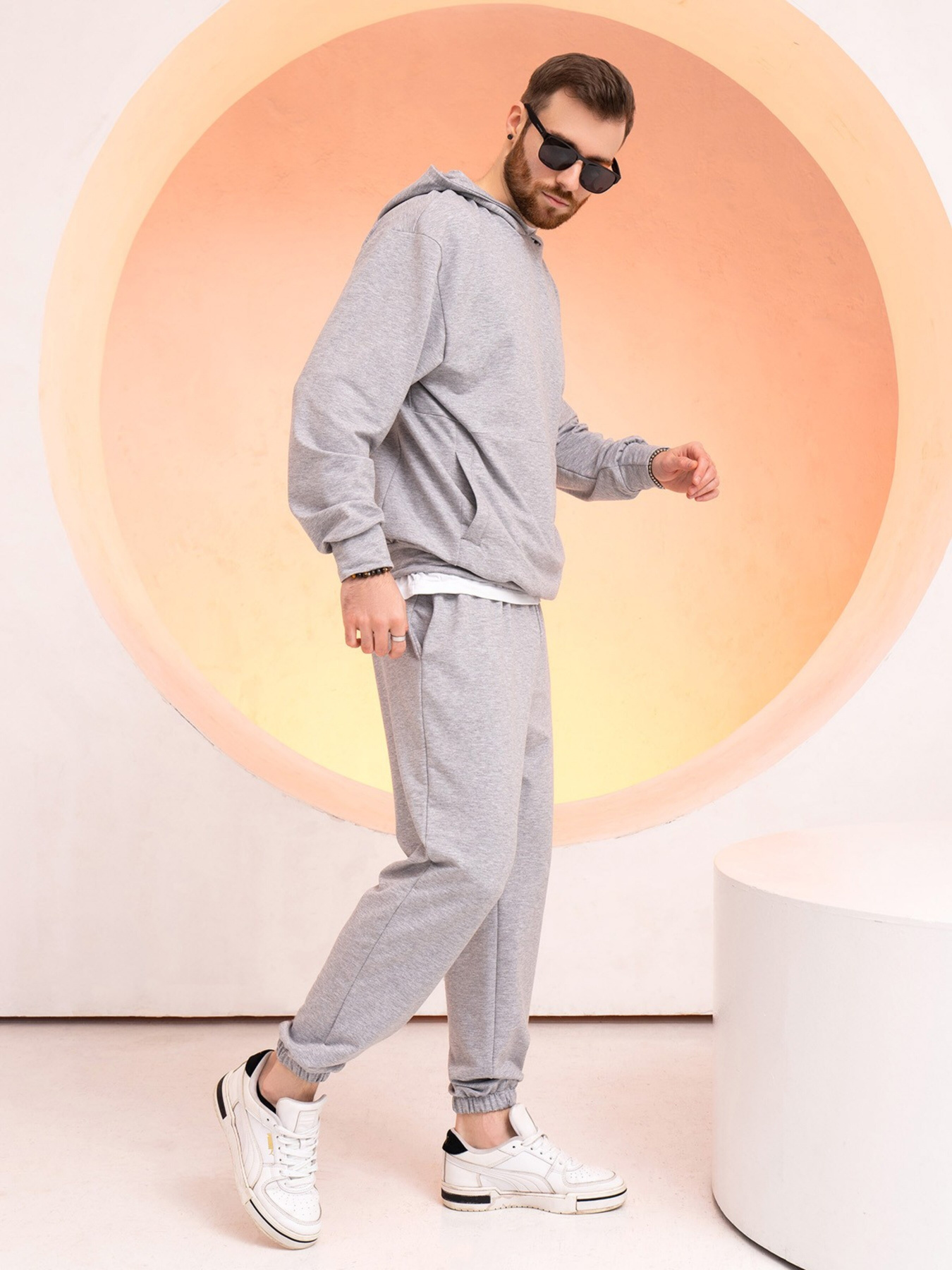 Спортивний костюм ISSA Plus модель GN-526_lightgray Спортивний костюм ISSA Plus модель GN-526_lightgray Фото