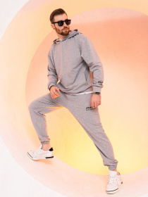 Спортивний костюм ISSA Plus модель GN-526_lightgray Спортивний костюм ISSA Plus модель GN-526_lightgray Фото