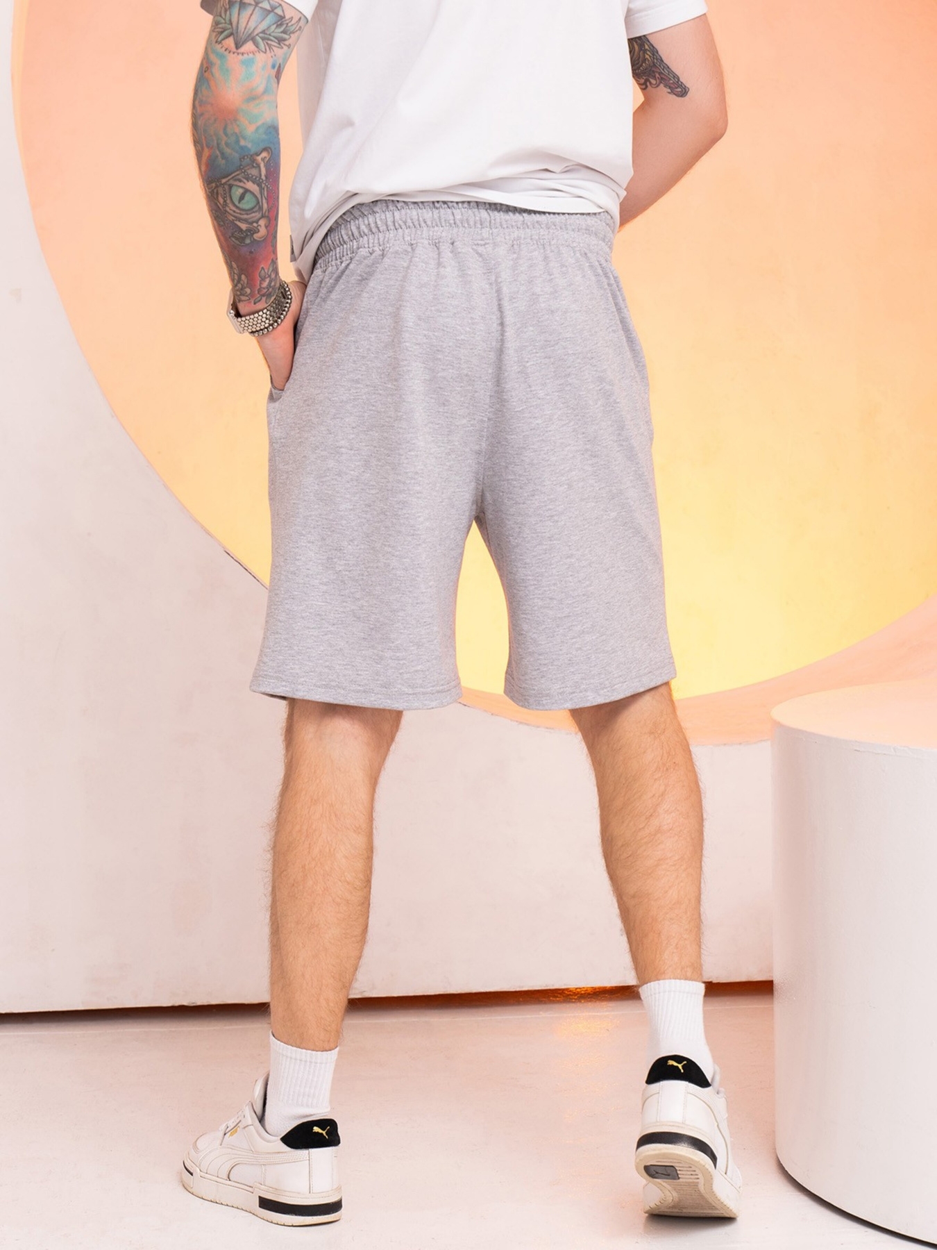 Шорты ISSA Plus модель GN-527_lightgray Фото