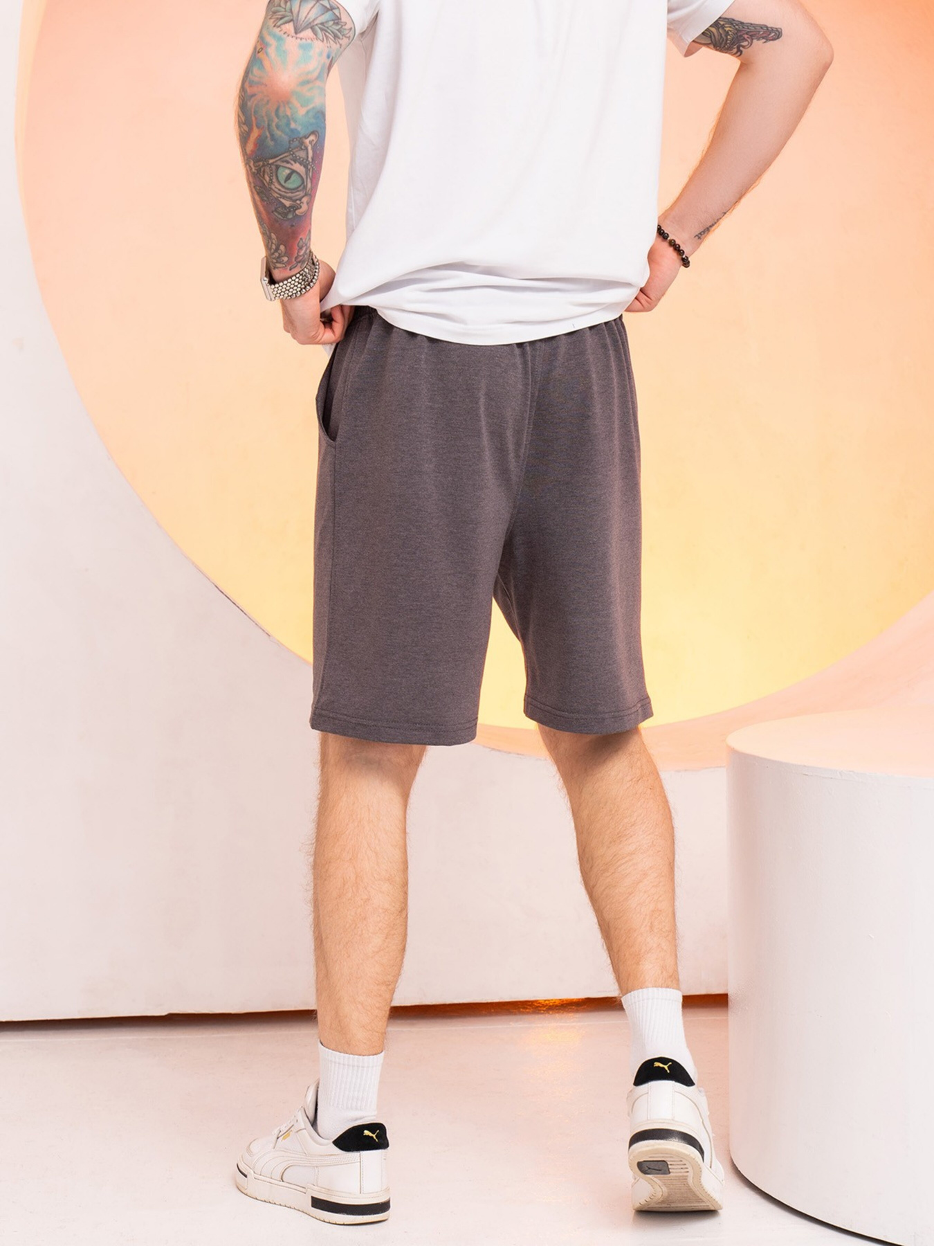 Шорты ISSA Plus модель GN-527_darkgray Фото