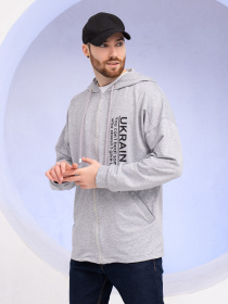 Кофта ISSA Plus модель GN-528_lightgray Фото