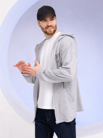 Кофта ISSA Plus модель GN-528_lightgray Кофта ISSA Plus модель GN-528_lightgray Фото