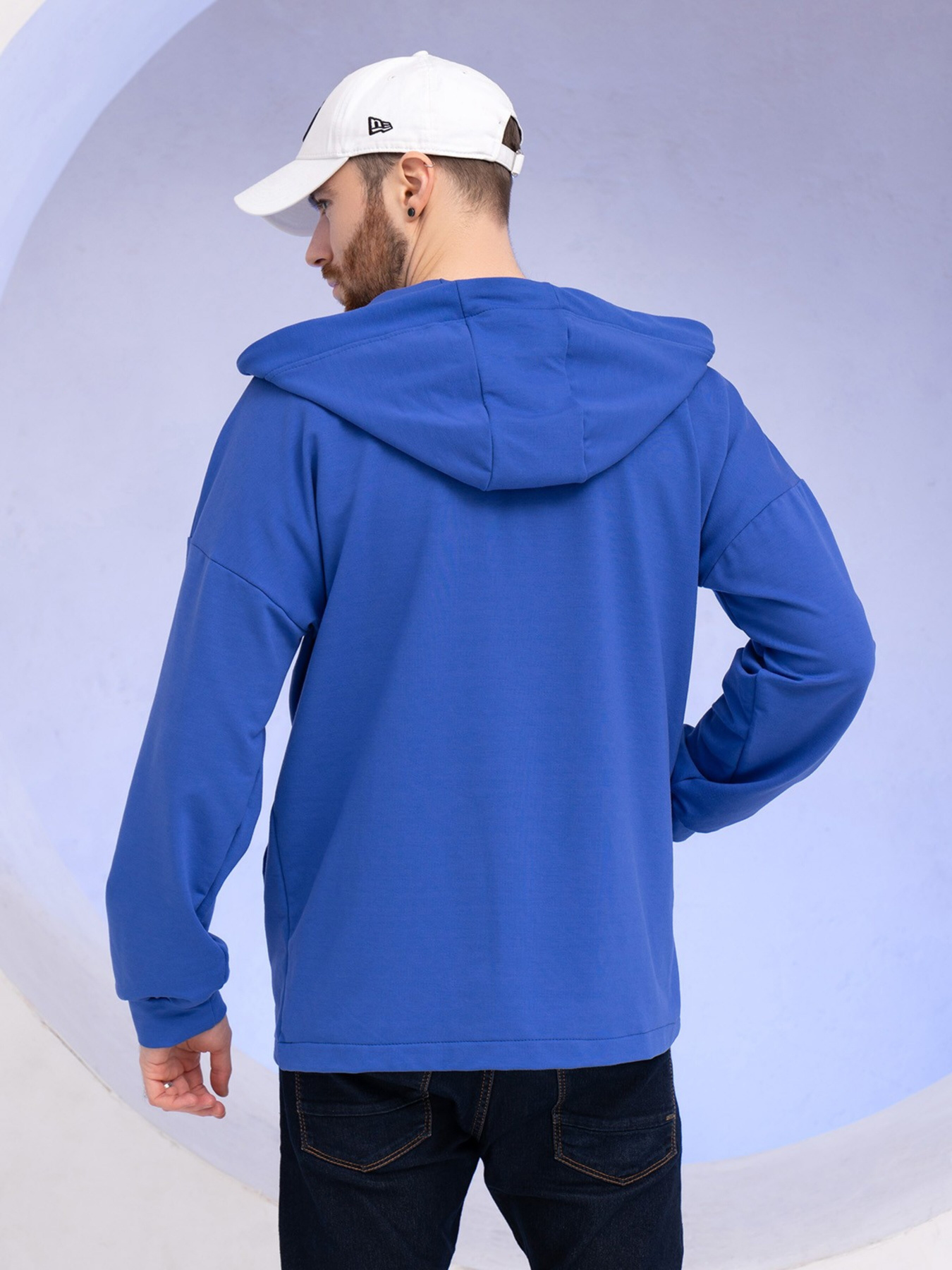 Кофта ISSA Plus модель GN-528_blue Фото