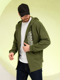 Кофта ISSA Plus модель GN-528_khaki Фото