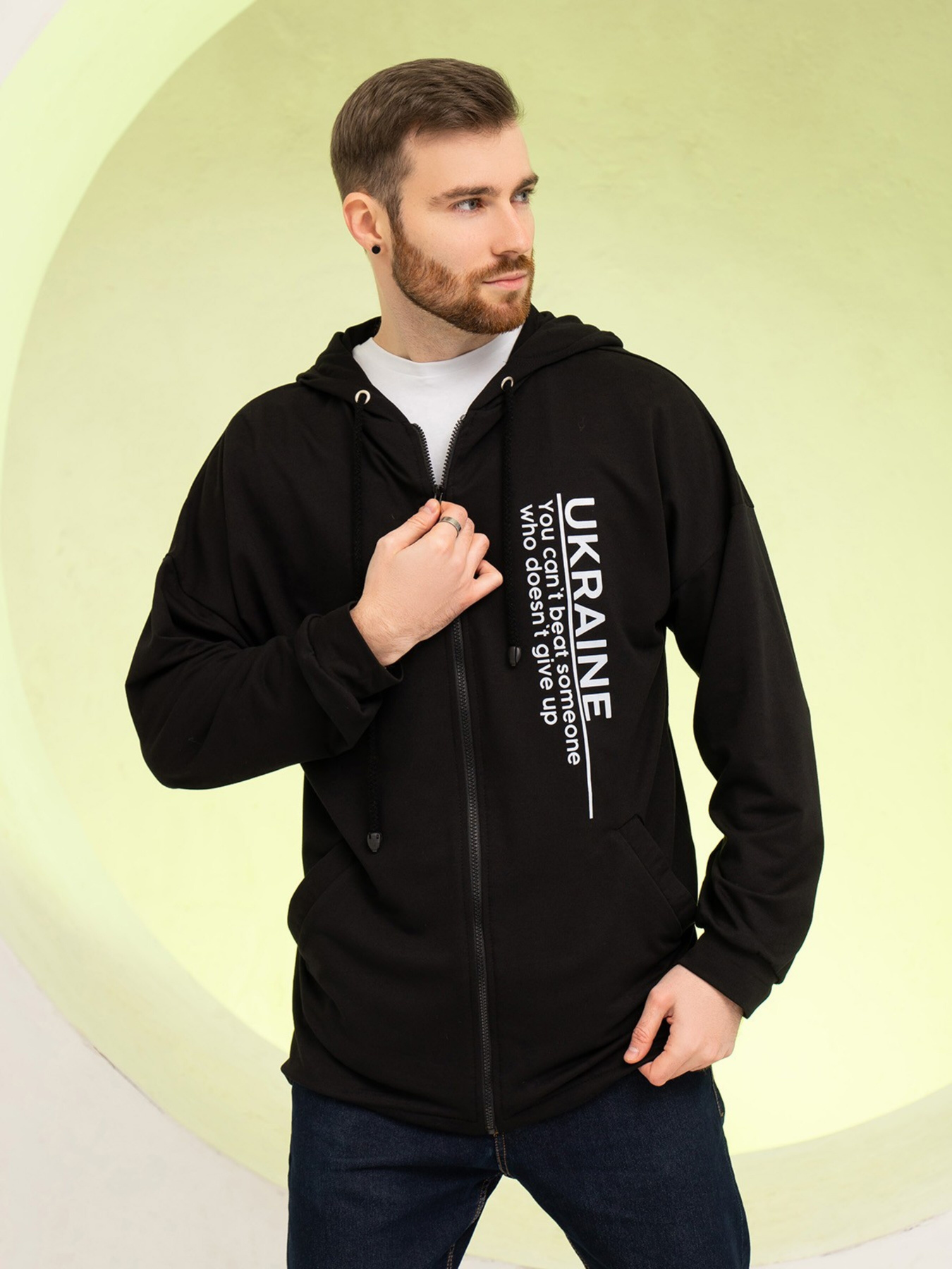 Кофта ISSA Plus модель GN-528_black Кофта ISSA Plus модель GN-528_black Фото