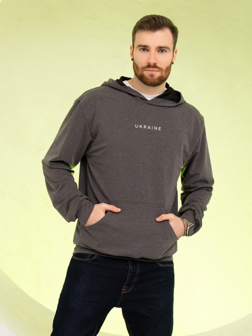 Худи ISSA Plus модель GN-529_darkgray Фото