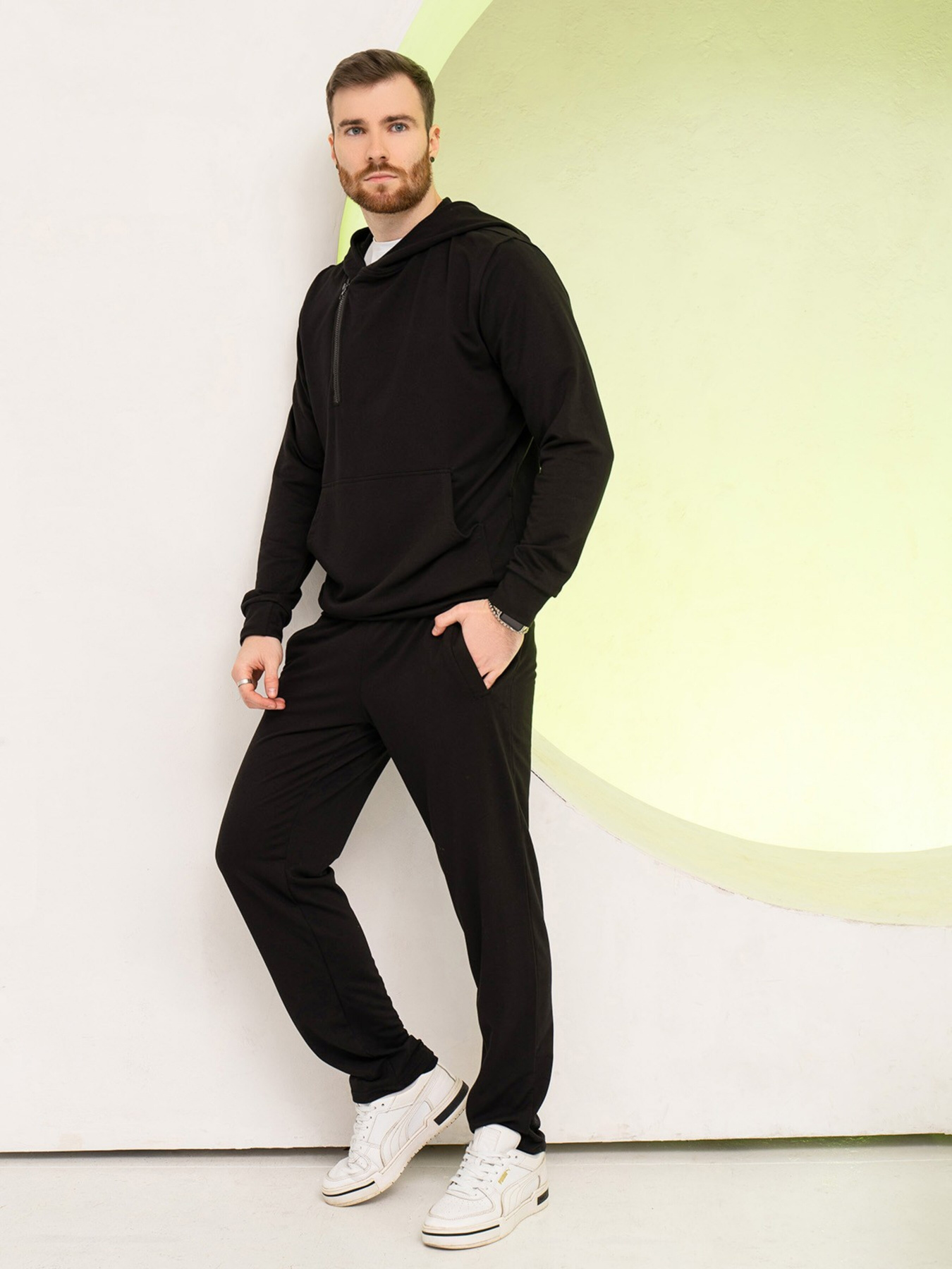 Спортивный костюм ISSA Plus модель GN-530_black Фото