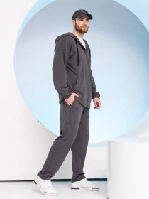 Спортивний костюм ISSA Plus модель GN-531_darkgray Спортивний костюм ISSA Plus модель GN-531_darkgray Фото