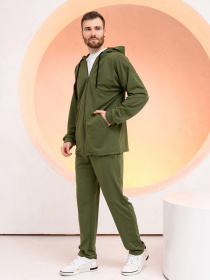 Спортивный костюм ISSA Plus модель GN-531_khaki Фото