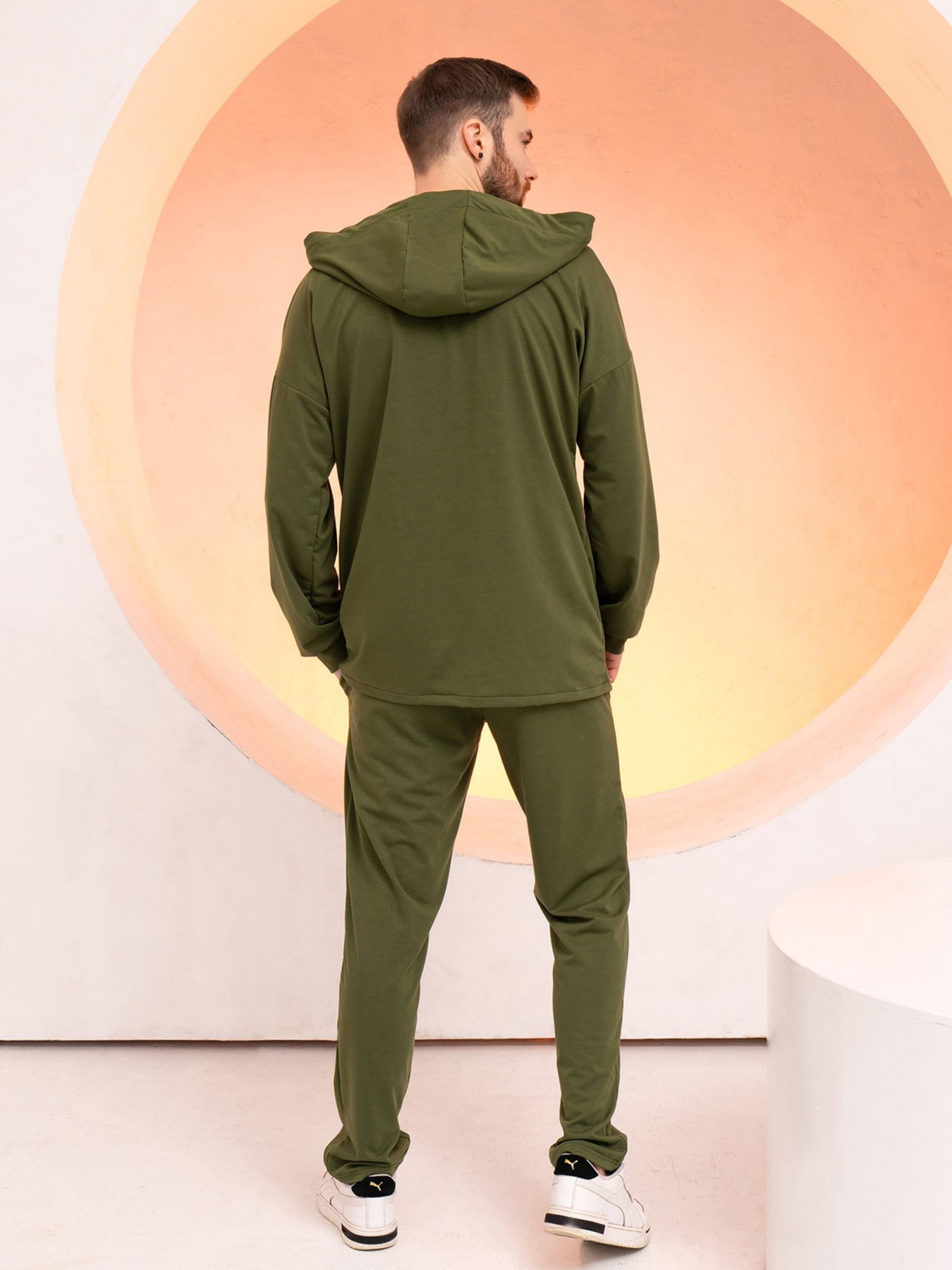 Спортивний костюм ISSA Plus модель GN-531_khaki Спортивний костюм ISSA Plus модель GN-531_khaki Фото