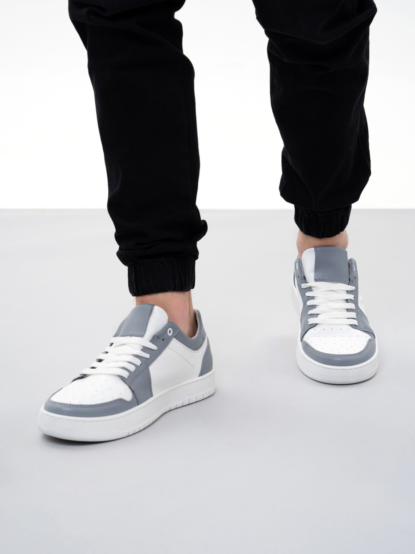 Кеды низкие ISSA Plus модель GOB2-202_whitegrey Фото