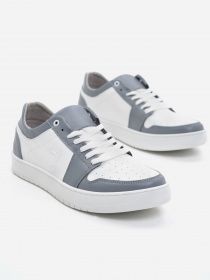 Кеды низкие ISSA Plus модель GOB2-202_whitegrey Фото