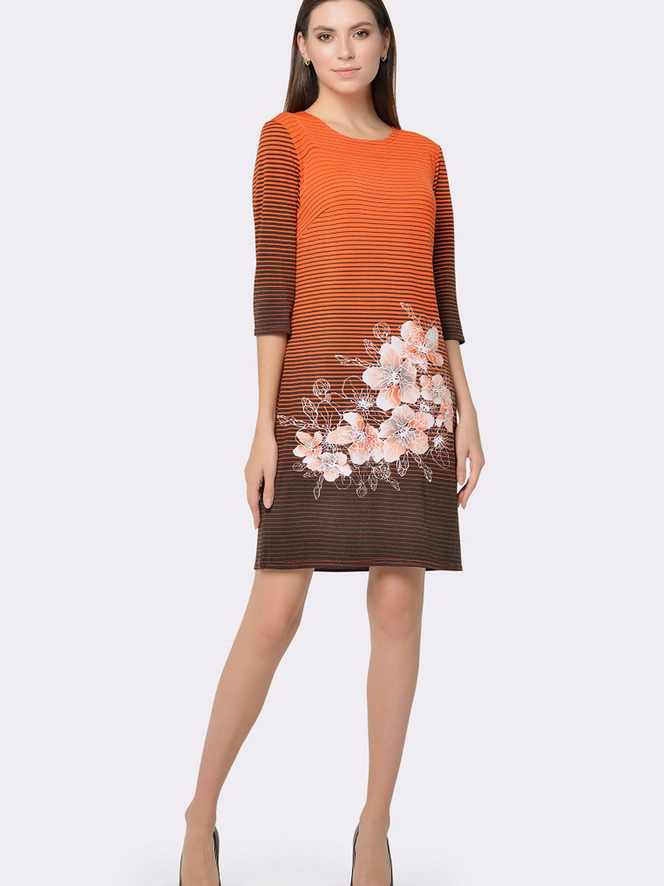 Платье мини CAT ORANGE модель 5616 Фото