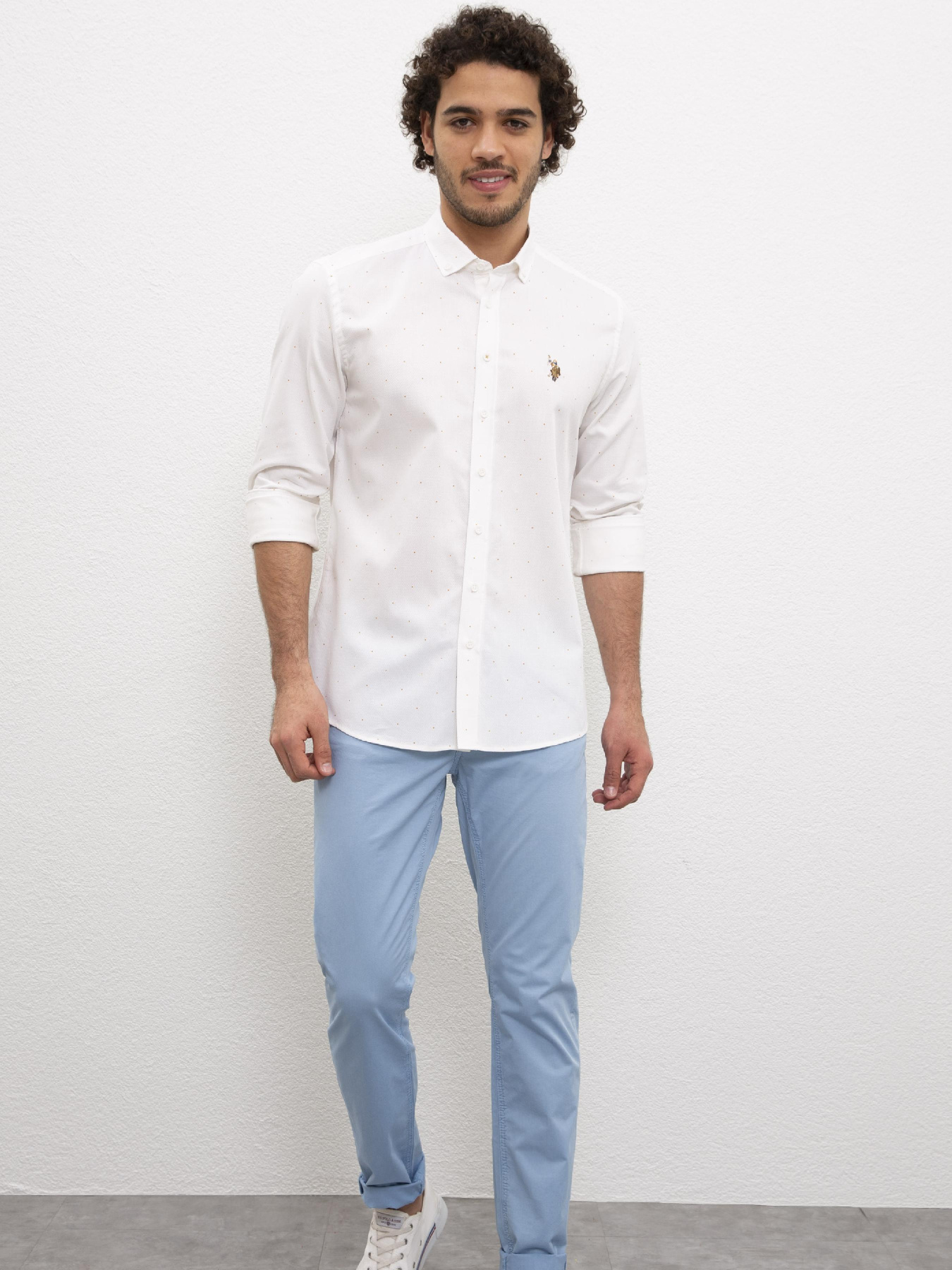 Рубашка US Polo модель G081SZ004.000.976445.VR072 Фото