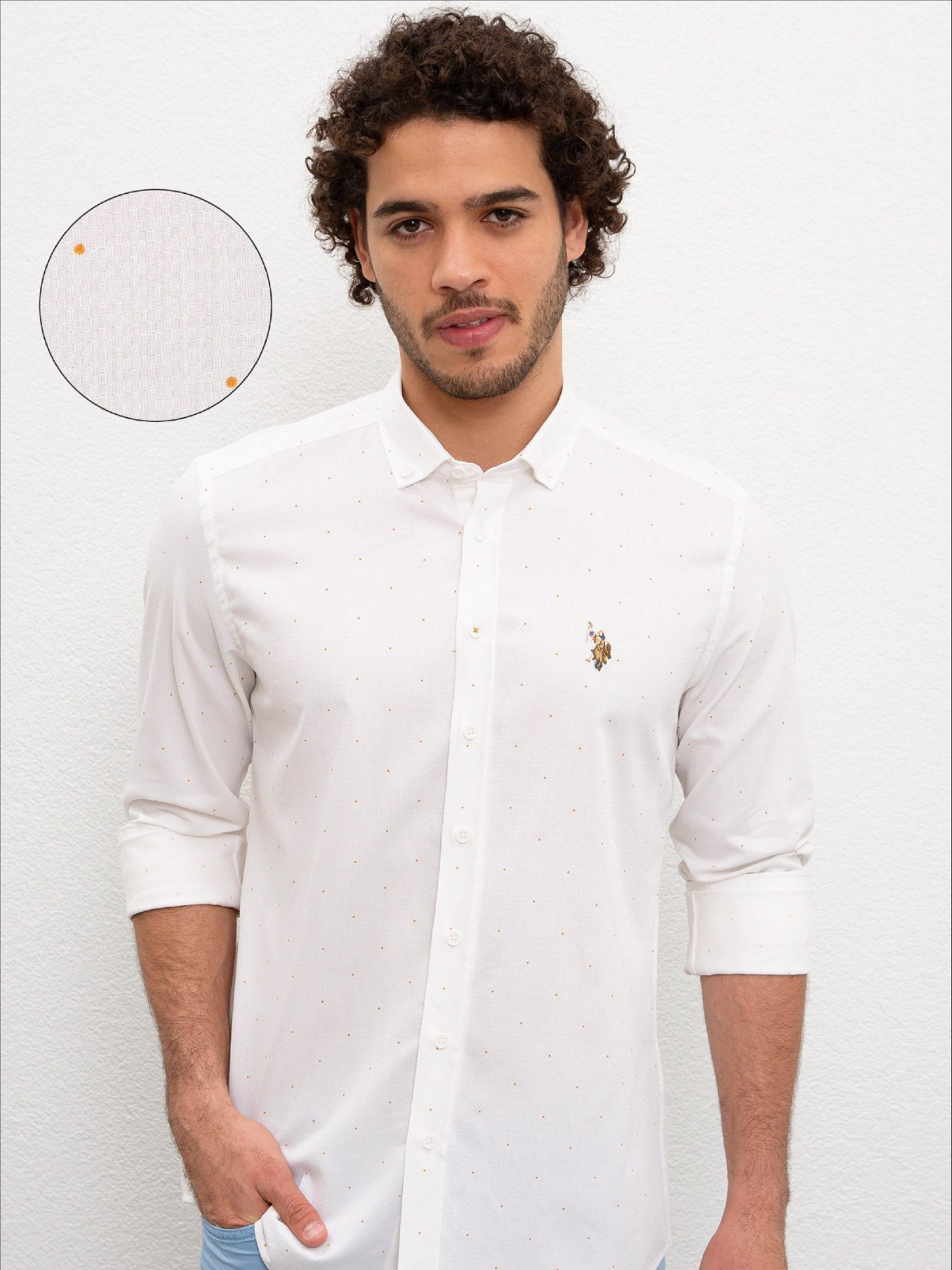 Рубашка повседневная US Polo модель G081SZ004.000.976445.VR072 Рубашка повседневная US Polo модель G081SZ004.000.976445.VR072 Фото