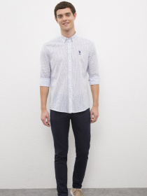 Рубашка повседневная US Polo модель G081SZ004.000.987151.VR013 Рубашка повседневная US Polo модель G081SZ004.000.987151.VR013 Фото