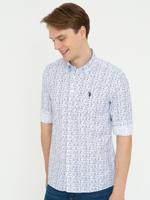 Рубашка повседневная US Polo модель G081SZ004.000.1378608.VR033 Фото