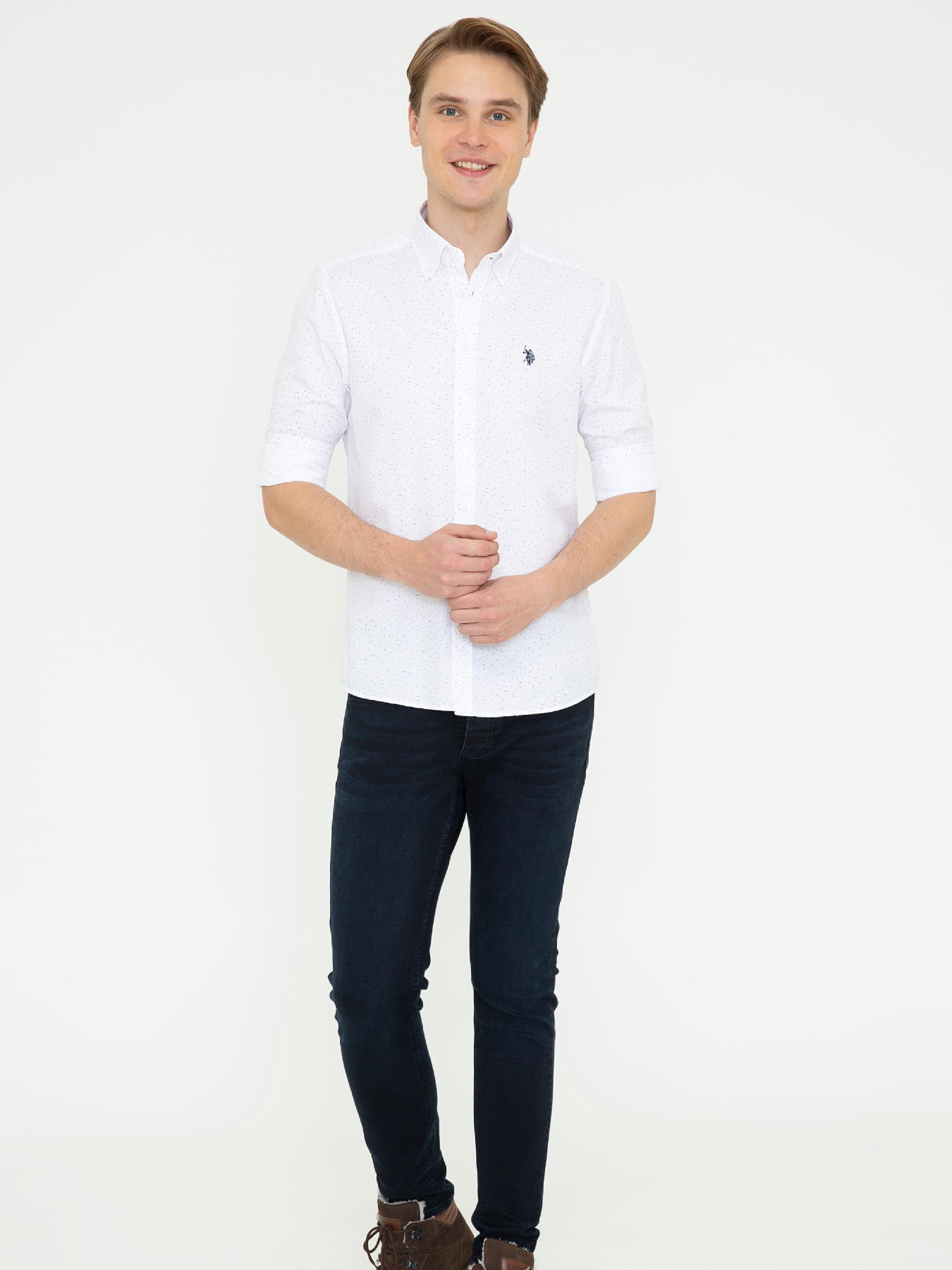 Рубашка US Polo модель G081SZ004.000.1378616.VR014 Фото