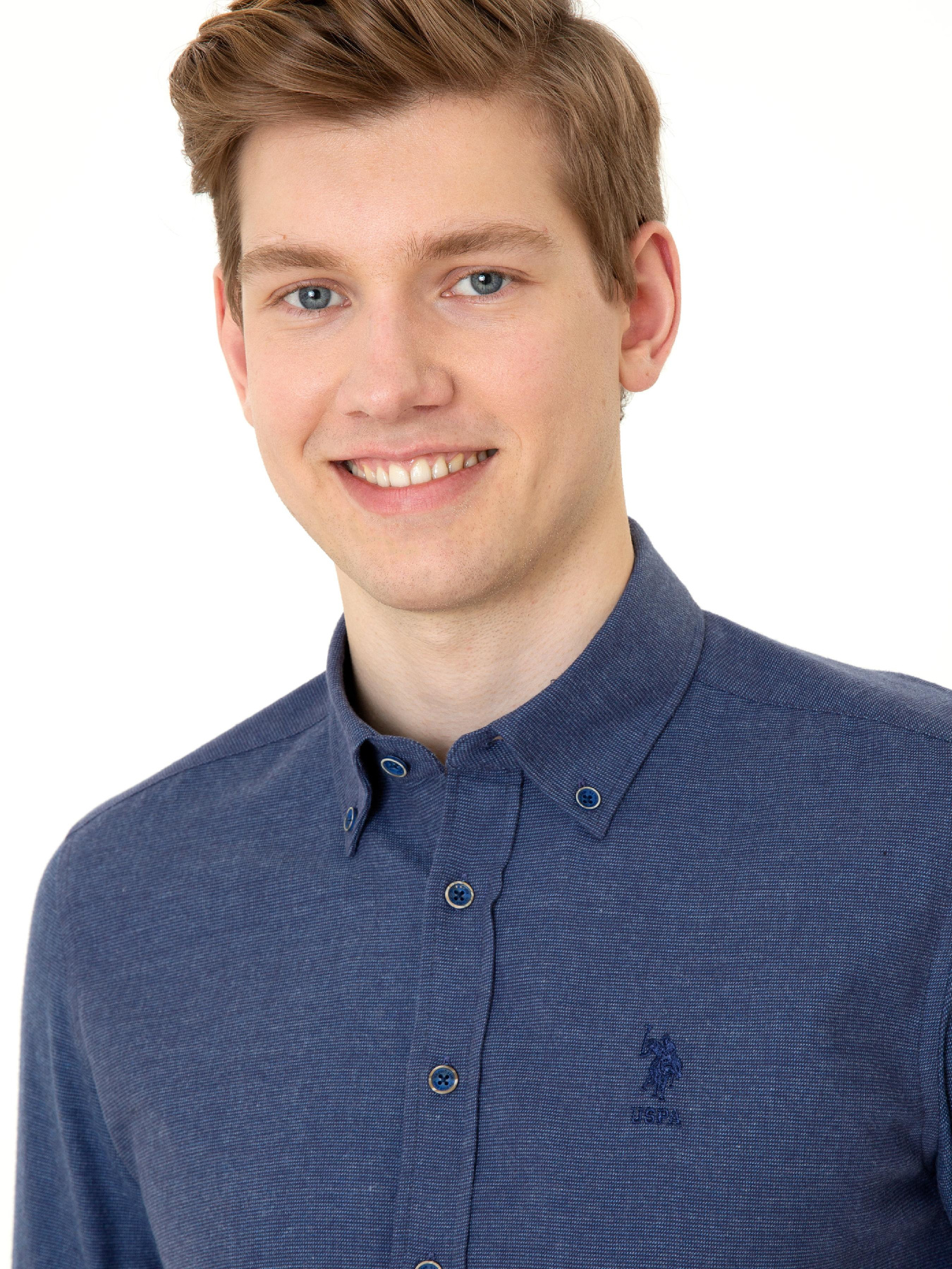 Рубашка US Polo модель G081SZ004.000.1379184.VR045 Фото