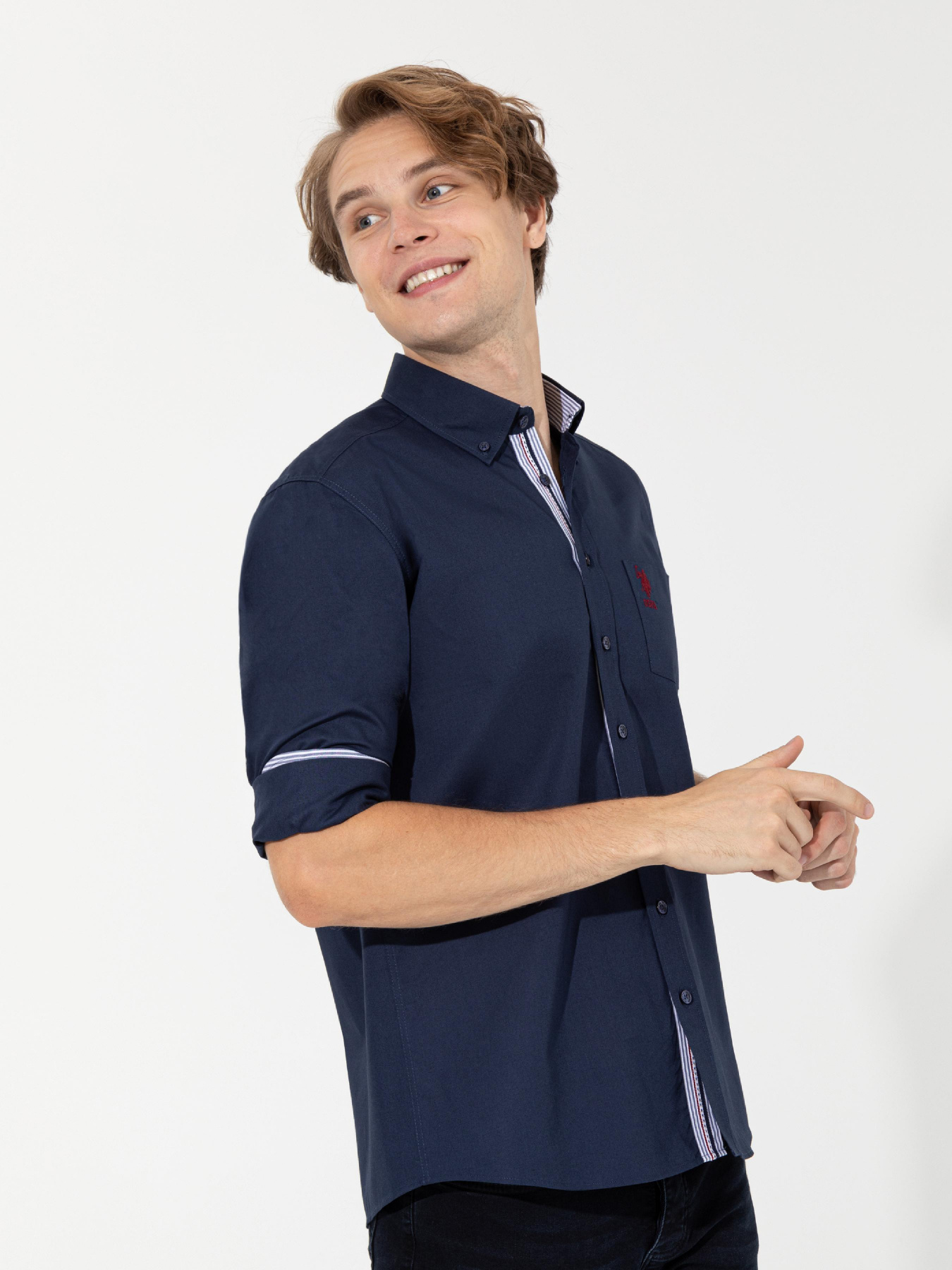 Рубашка повседневная US Polo модель G081SZ004.000.1450586.VR033 Рубашка повседневная US Polo модель G081SZ004.000.1450586.VR033 Фото