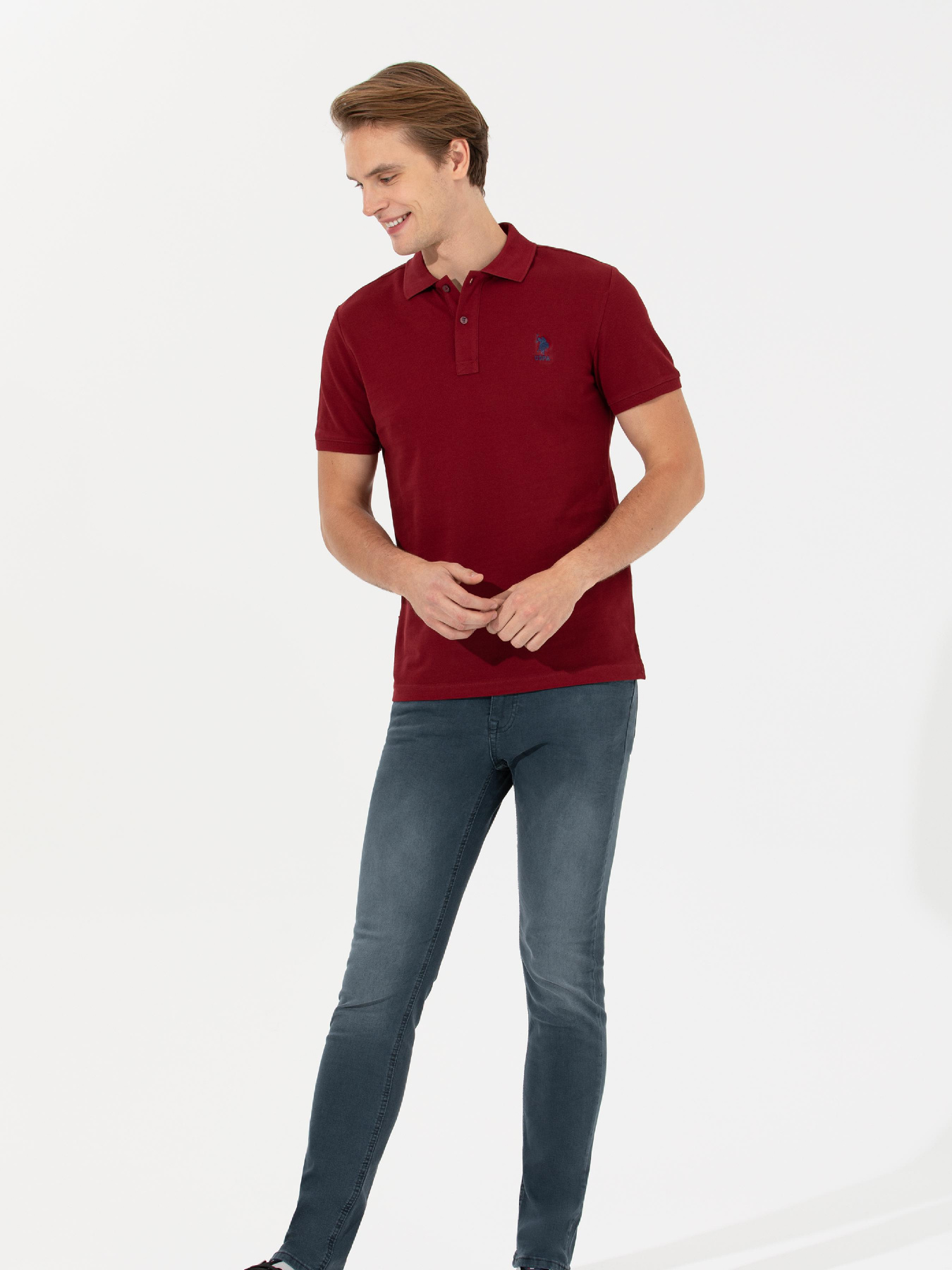 Поло US Polo модель G081SZ011.000.1350555.KR0215 Фото