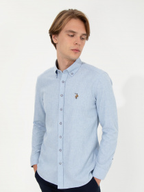 Рубашка US Polo модель G081SZ004.000.1450251.VR003 Фото