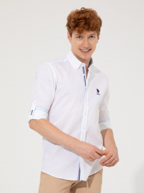 Рубашка повседневная US Polo модель G081SZ004.000.1456665.VR013 Фото
