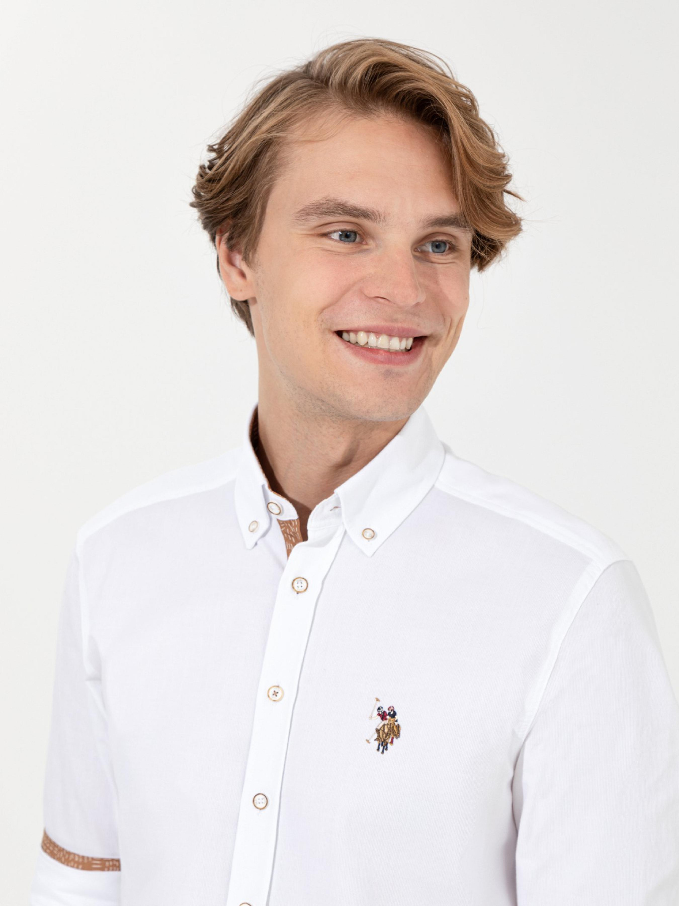 Рубашка повседневная US Polo модель G081SZ004.000.1457144.VR013 Фото