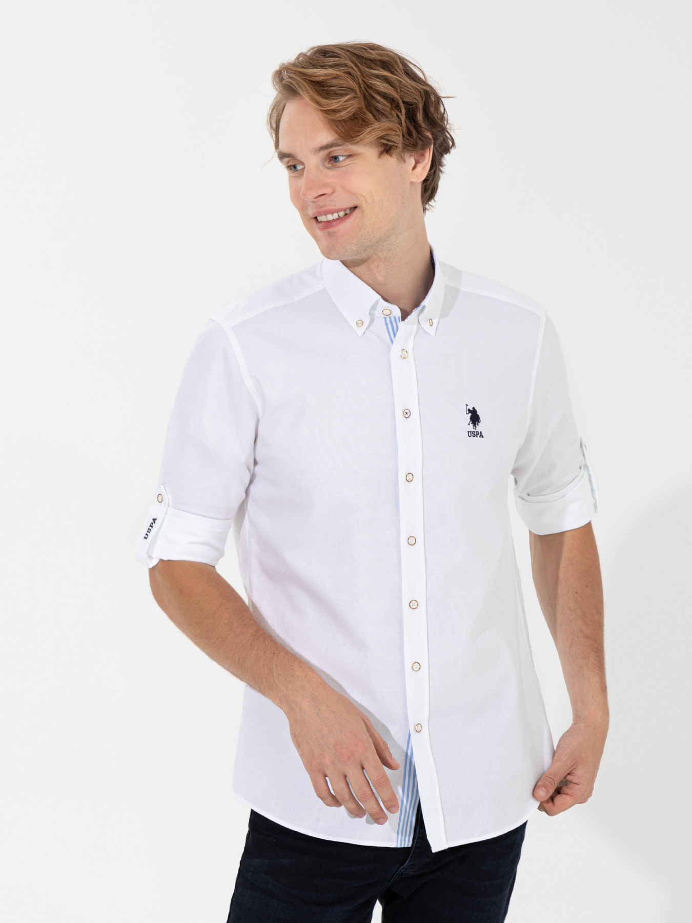 Рубашка US Polo модель G081SZ004.000.1459939.VR013 Фото