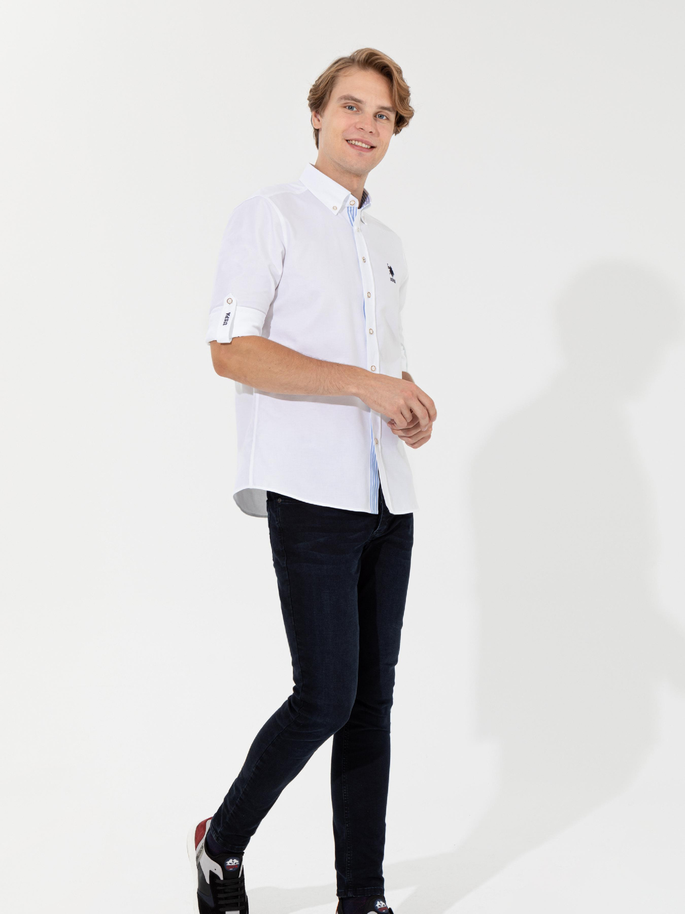 Рубашка повседневная US Polo модель G081SZ004.000.1459939.VR013 Рубашка повседневная US Polo модель G081SZ004.000.1459939.VR013 Фото