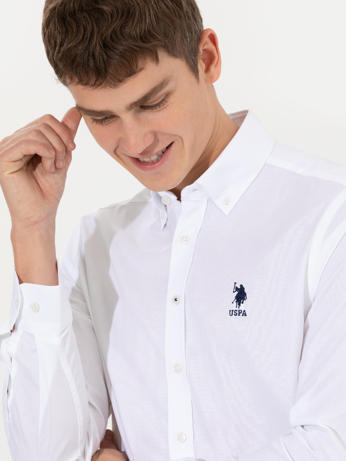 Рубашка повседневная US Polo модель G081SZ004.000.1461485.VR013 Фото