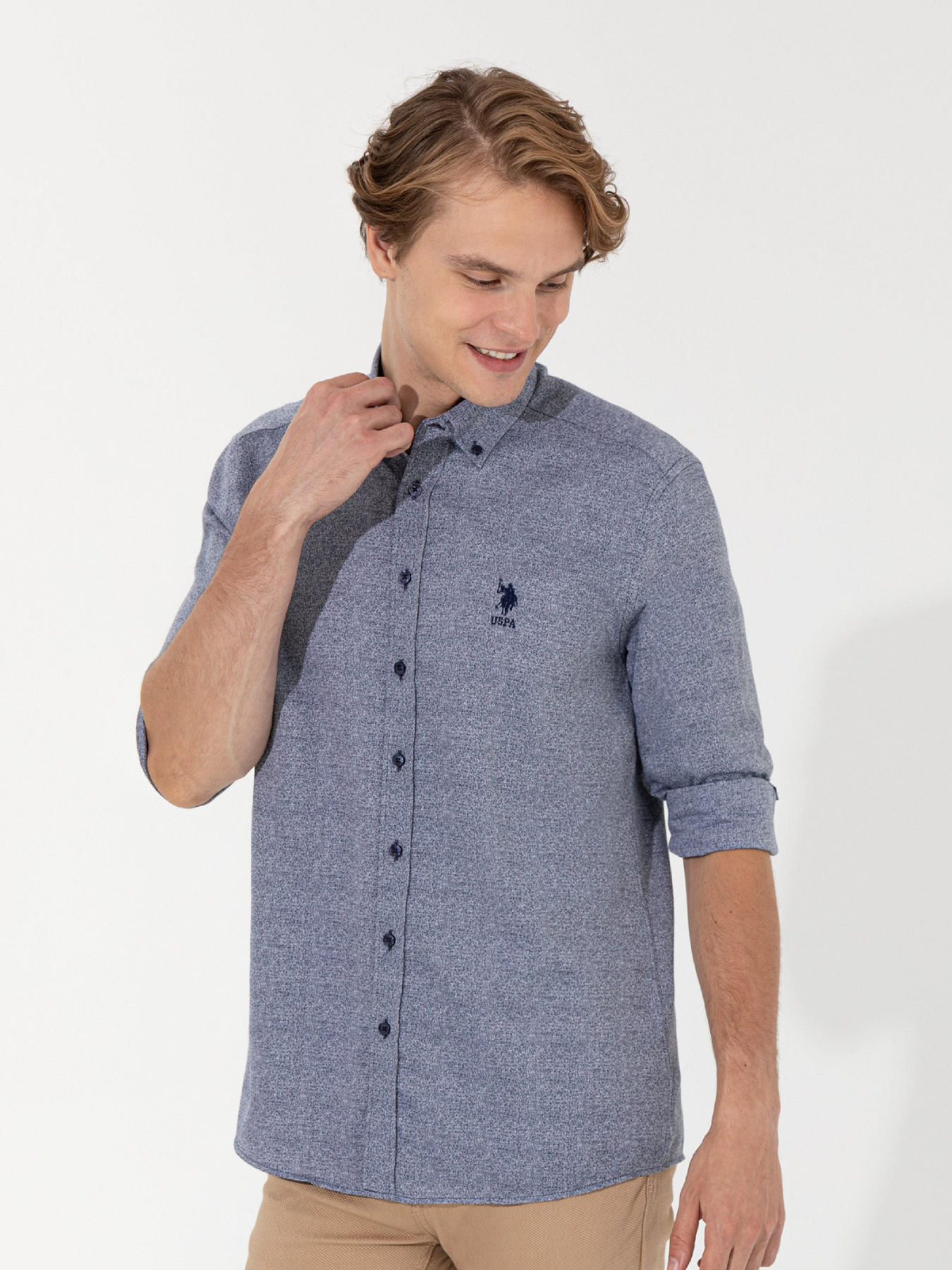 Рубашка US Polo модель G081SZ004.000.1461909.VR033 Фото