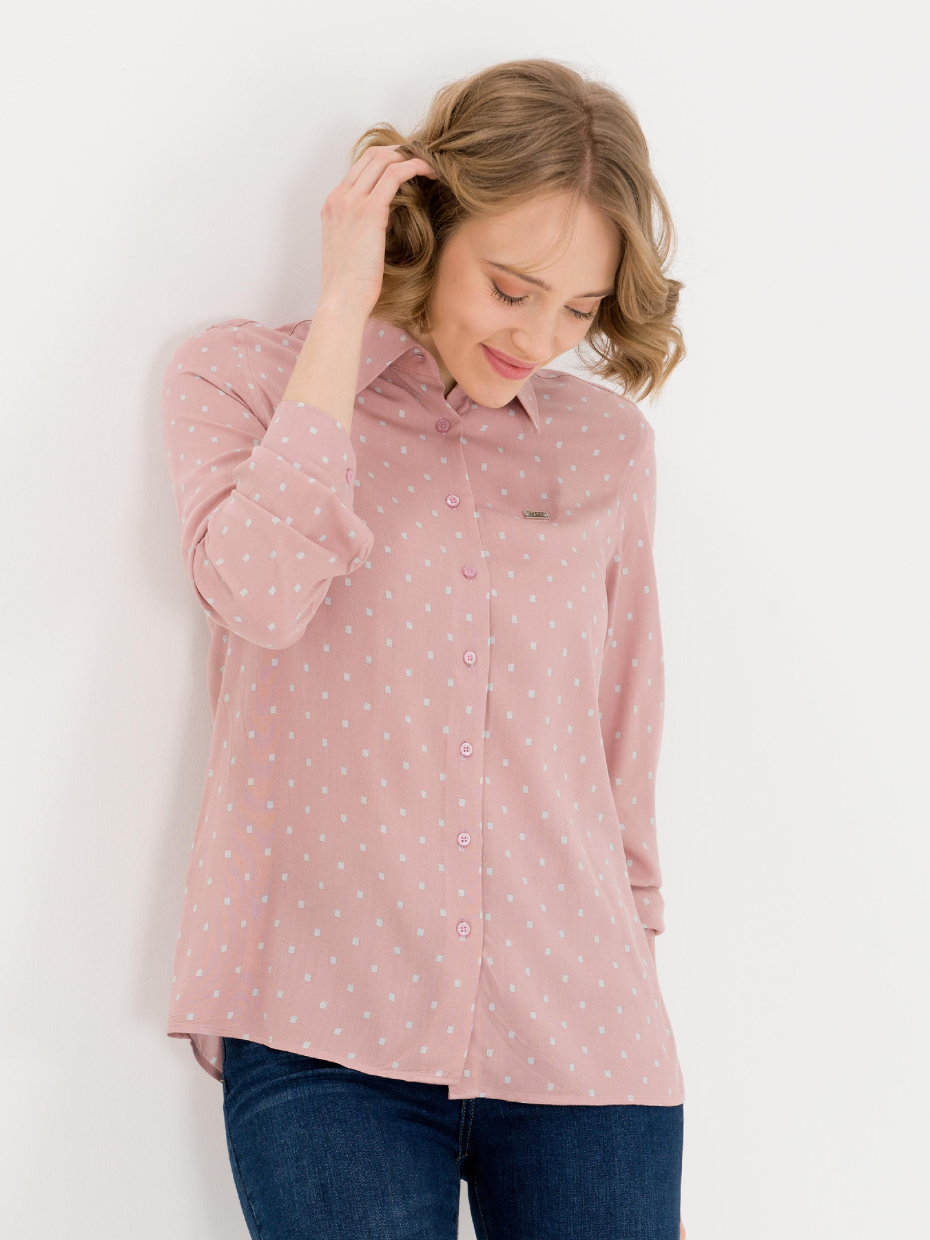 Рубашка повседневная US Polo модель G082GL004.000.1456125.VR211 Фото