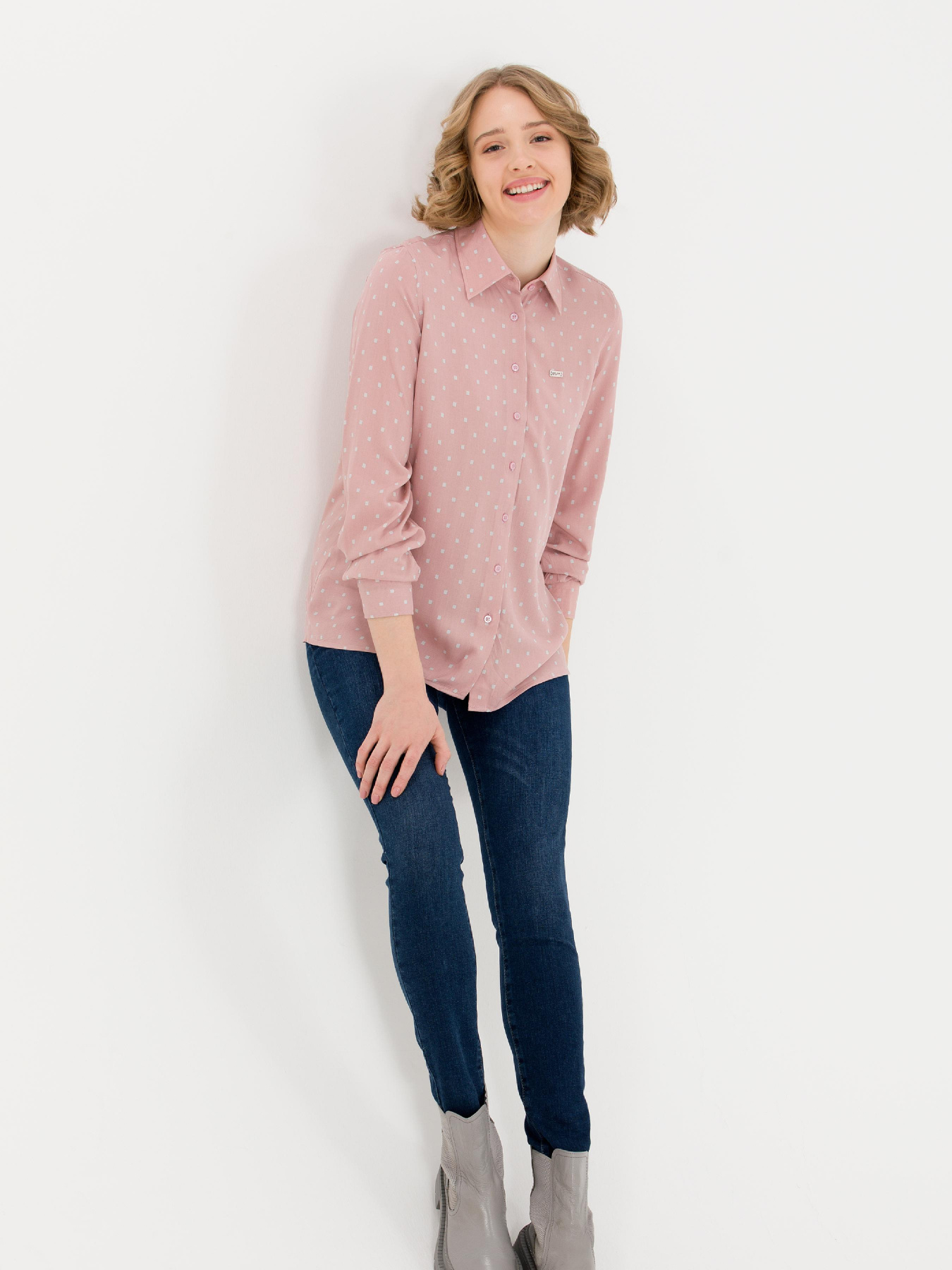 Рубашка повседневная US Polo модель G082GL004.000.1456125.VR211 Фото