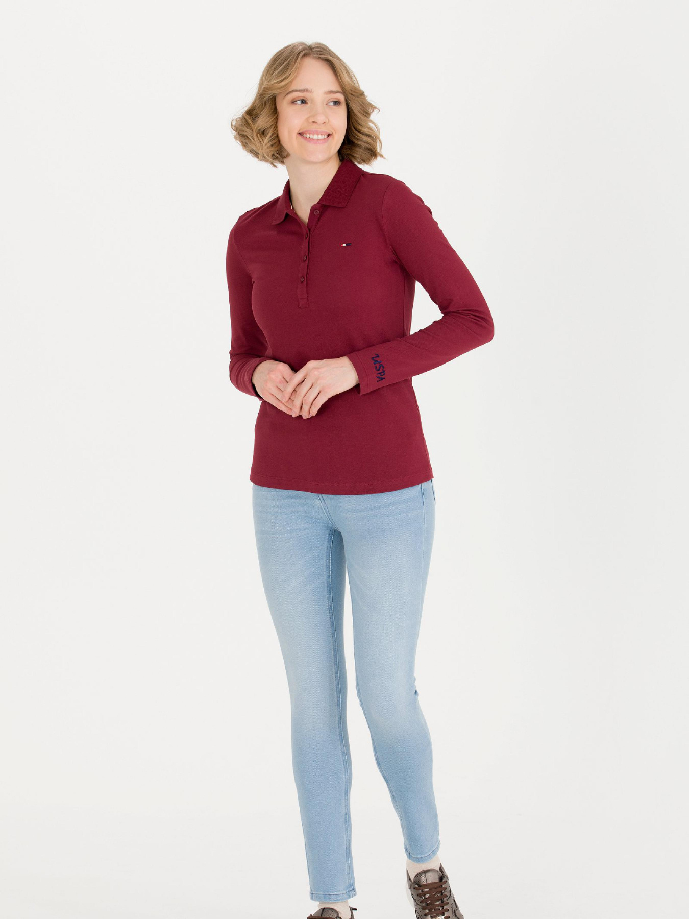 Зауженные джинсы US Polo модель G082SZ080.000.1467997.DN0022 Фото