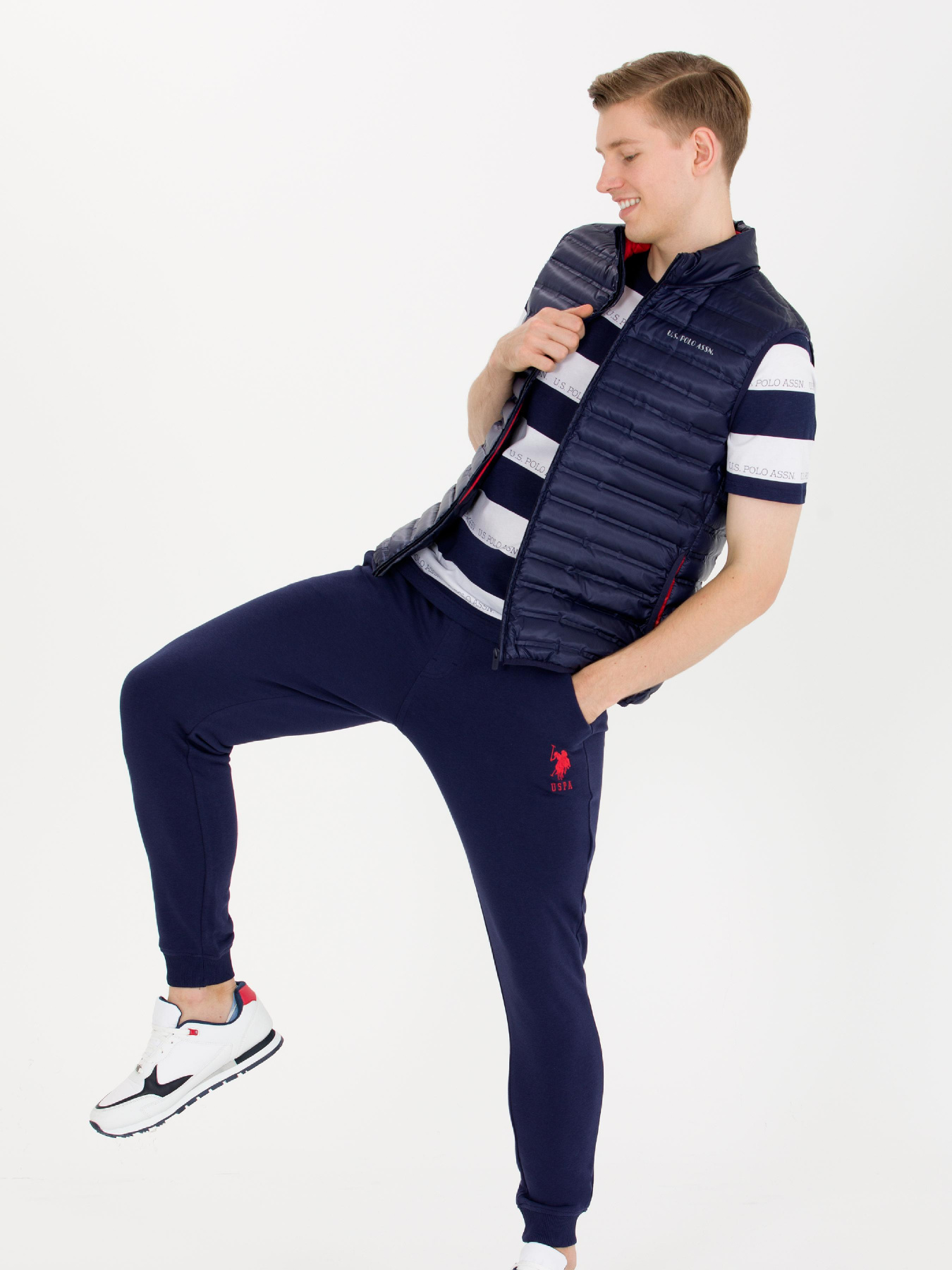 Утепленный жилет US Polo модель G081SZ010.000.1585380.VR033 Фото