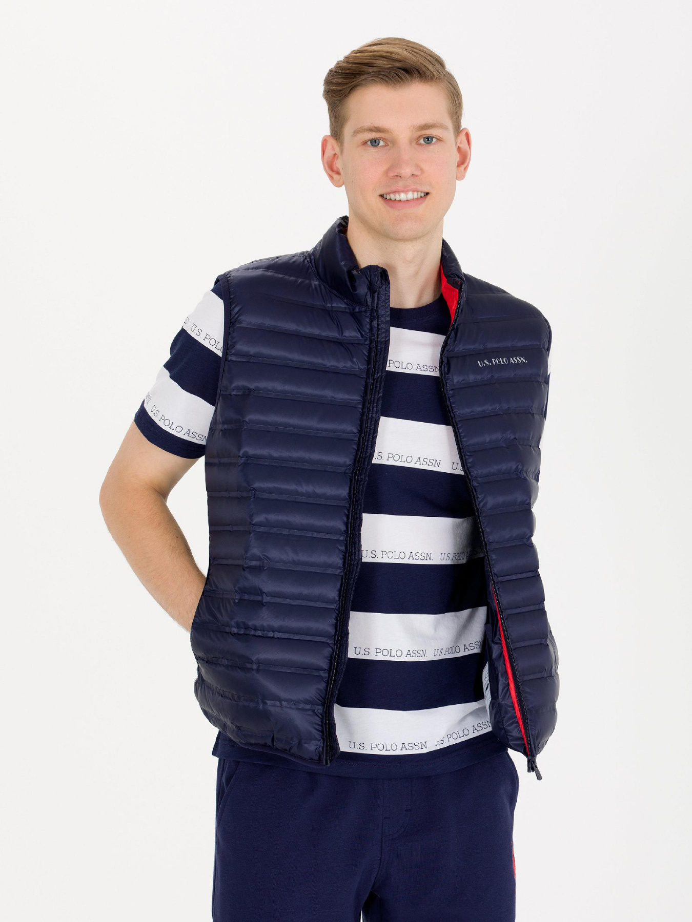 Утепленный жилет US Polo модель G081SZ010.000.1585380.VR033 Фото