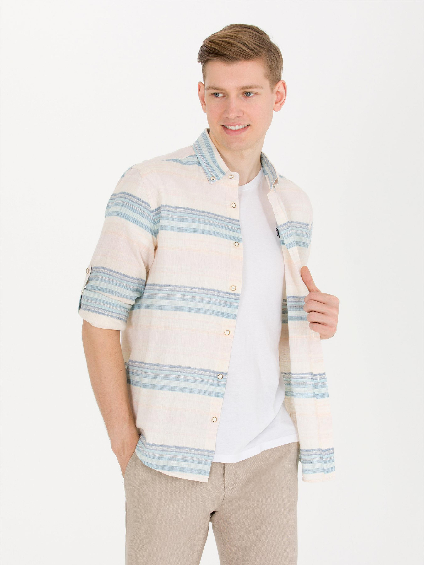 Рубашка US Polo модель G081SZ004.000.1579897.VR036 Фото