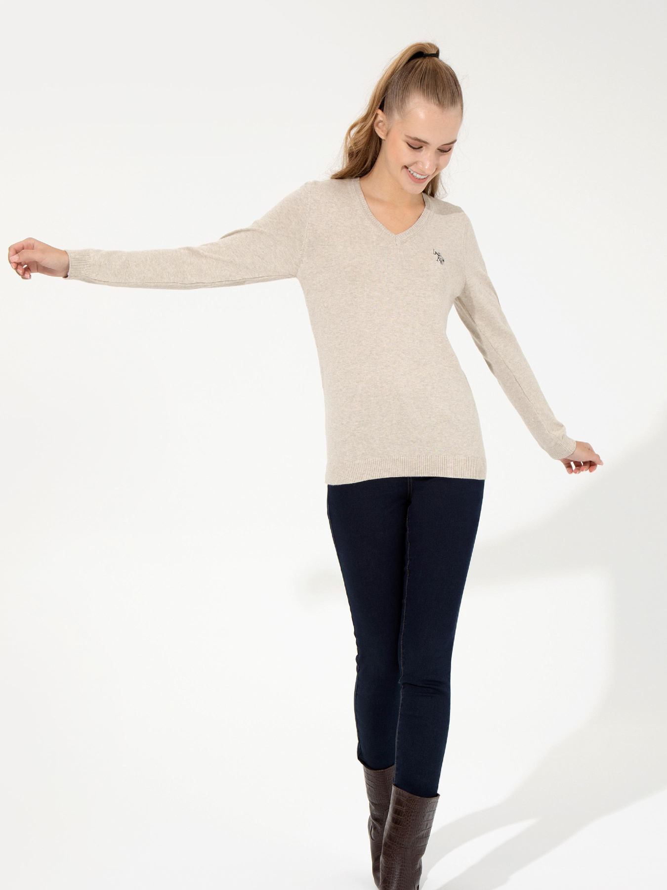 Джемпер US Polo модель G082SZ0TK.000.1430194.VR225 Фото