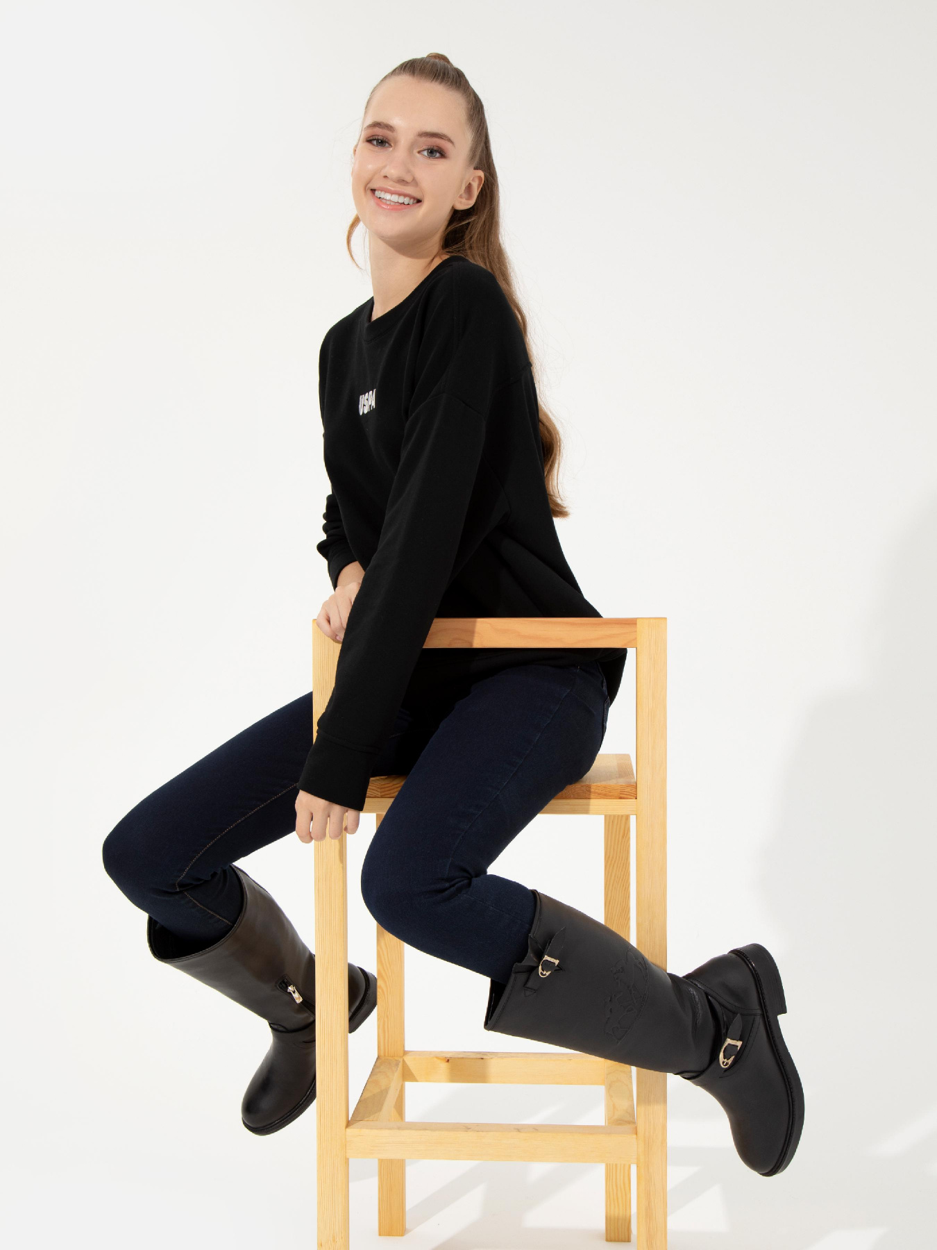 Свитшот US Polo модель G082SZ082.000.1497197.VR046 Фото