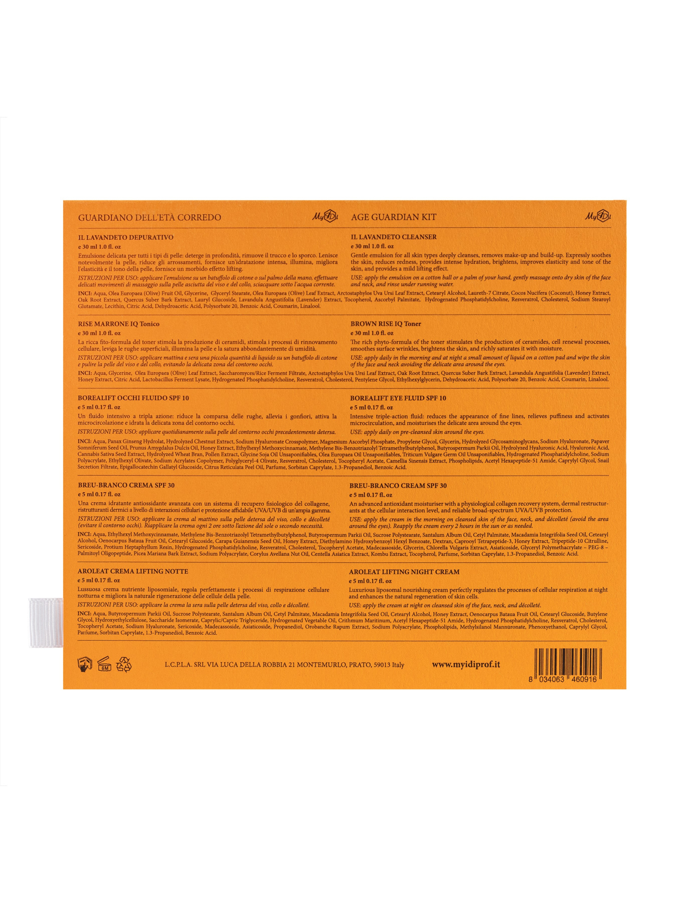 Антивозрастной набор для лица MyIDi модель 8034063460954 Фото