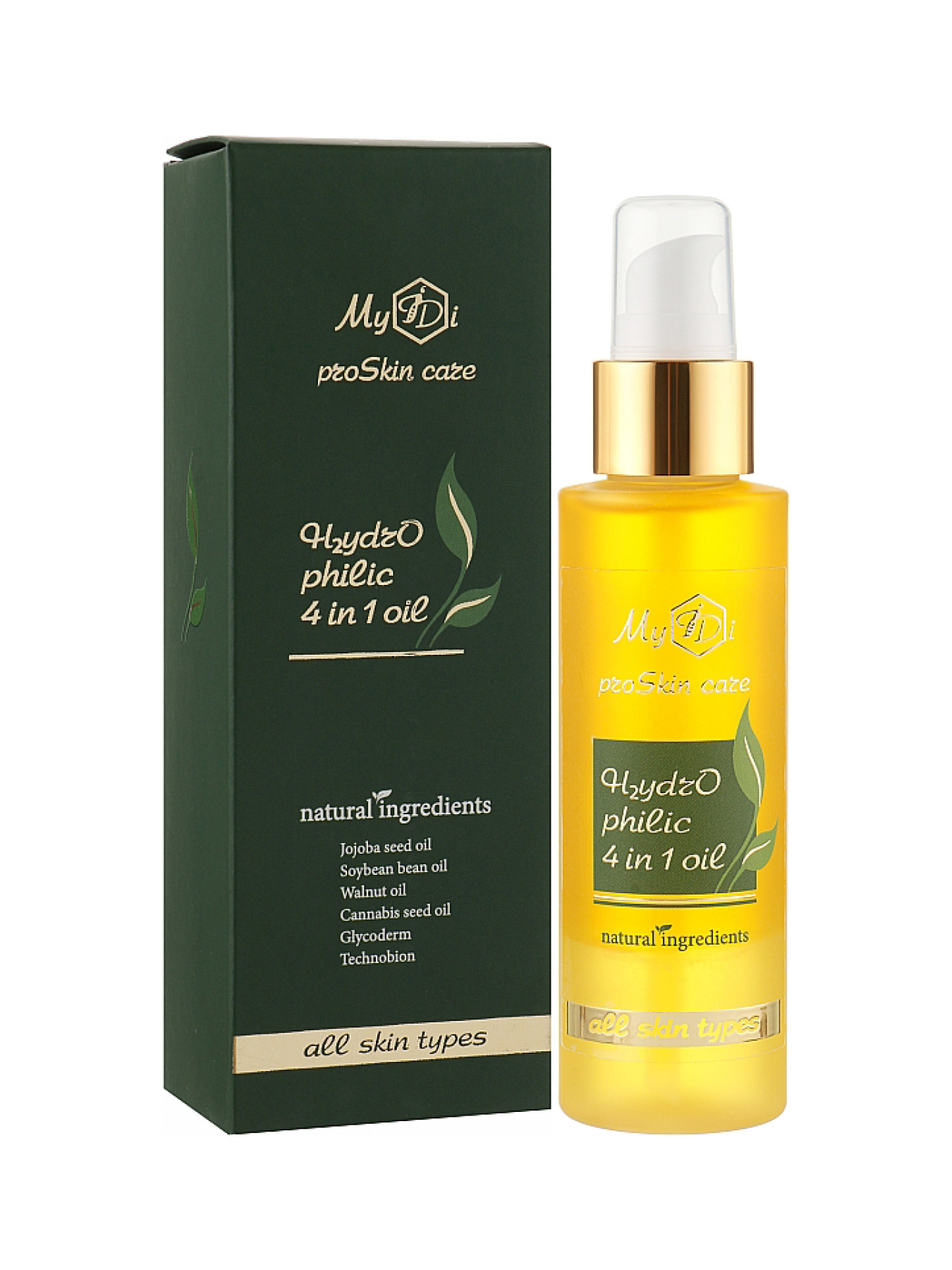 Гидрофильное масло очищающее 4 в 1 для всех типов кожи MyIDi модель 4821284851265 Фото