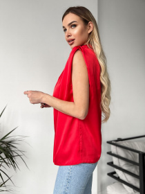 Блуза ISSA Plus модель 13715_red Блуза ISSA Plus модель 13715_red Фото