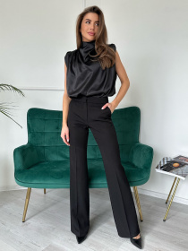 Блуза ISSA Plus модель 13715_black Фото