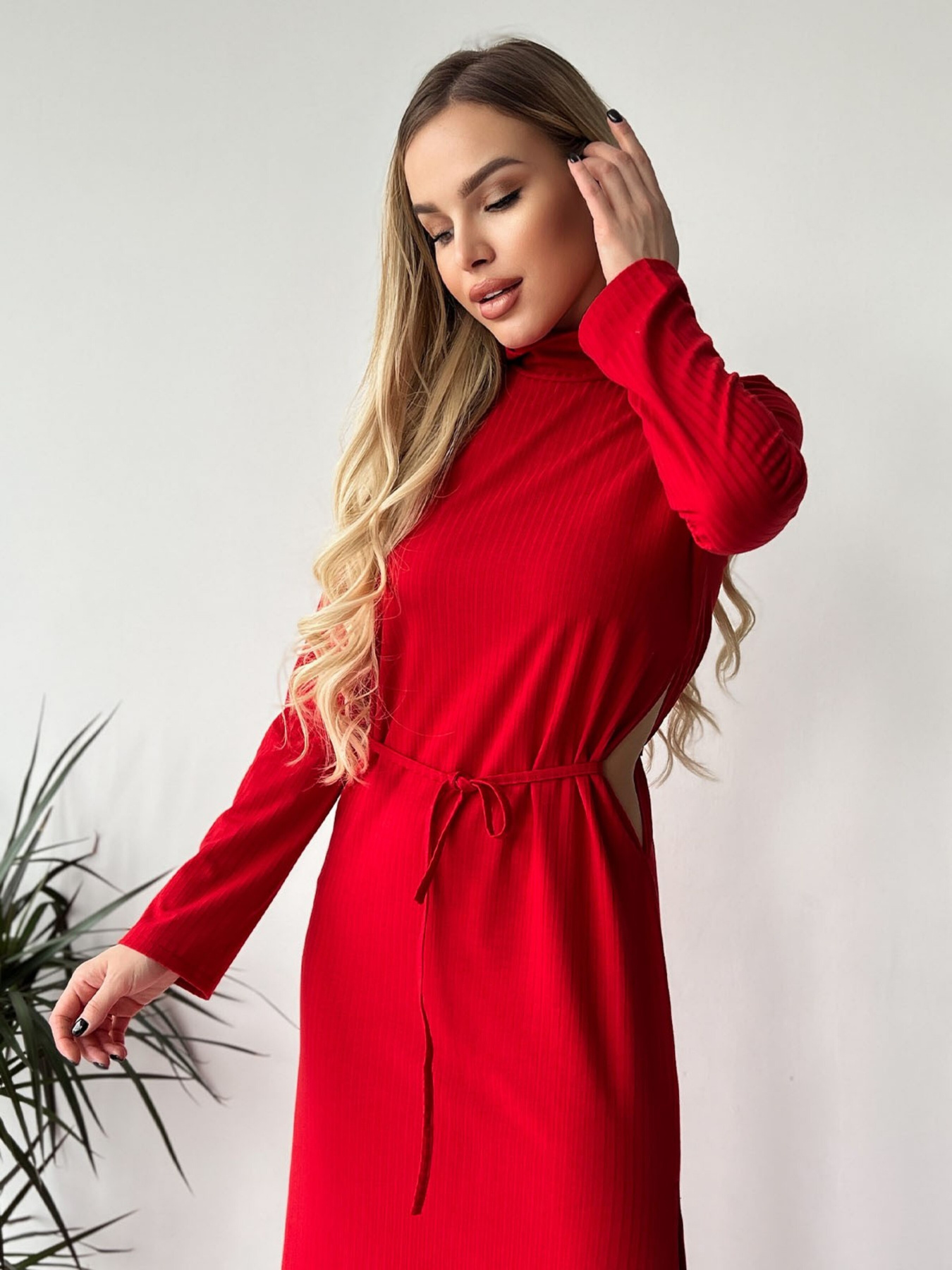 Сукня максі ISSA Plus модель 13716_red Фото