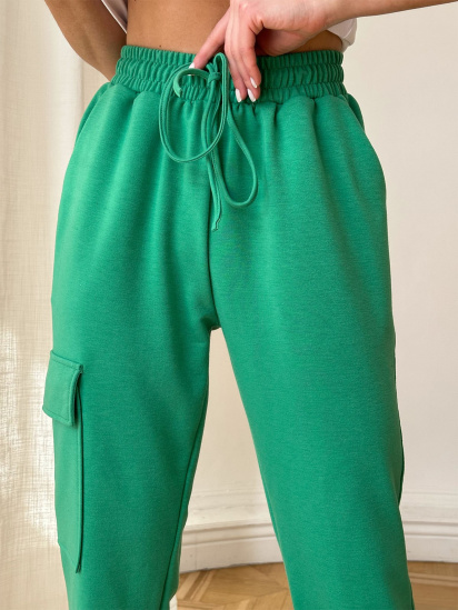 Штани спортивні ISSA Plus модель 13718_green — фото 4 - INTERTOP