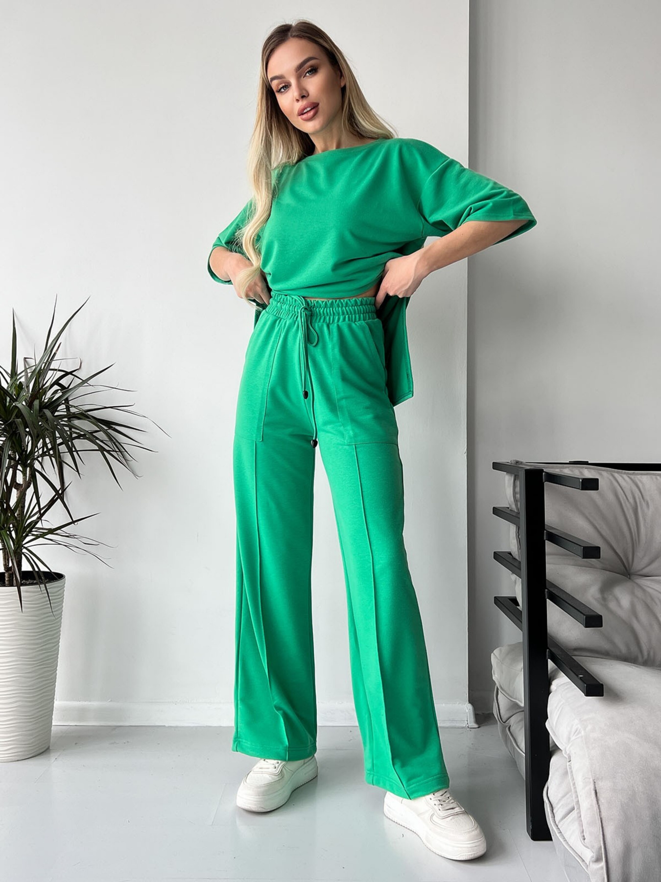 Костюм ISSA Plus модель 13719_green Фото