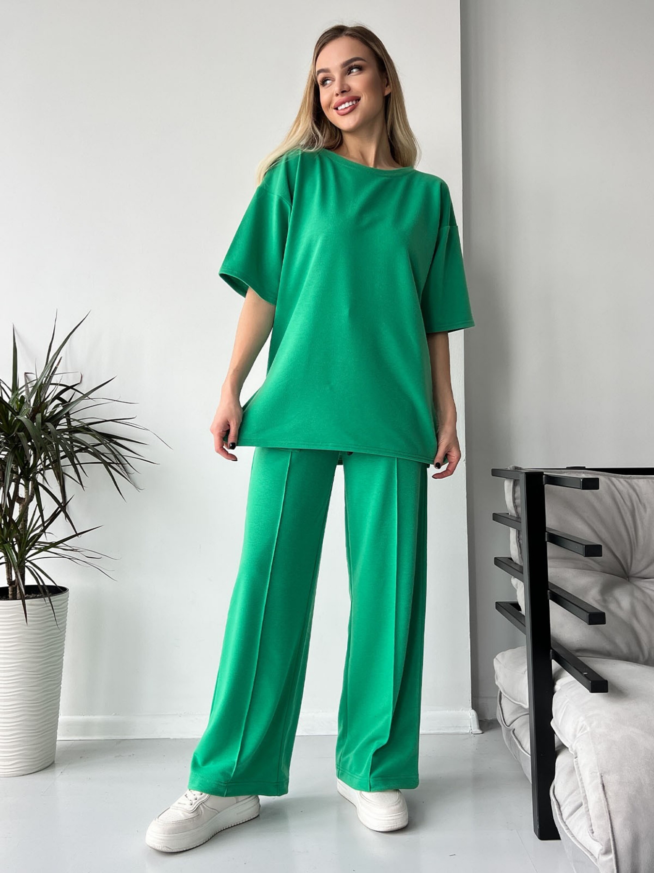 Костюм ISSA Plus модель 13719_green Фото